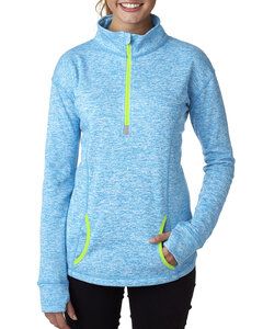 J. America 8617 - Ladies Cosmic Fleece Quarter Zip Pullover