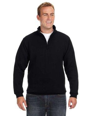 J. America 8634 - Heavyweight Quarter-Zip Fleece Sweatshirt