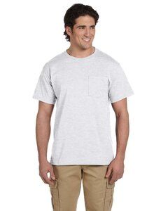 JERZEES 29MPR - Heavyweight Blend™ 50/50 T-Shirt with a Pocket Ash