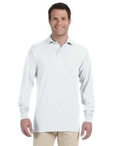 JERZEES 437MLR - SpotShield™ 50/50 Long Sleeve Sport Shirt White