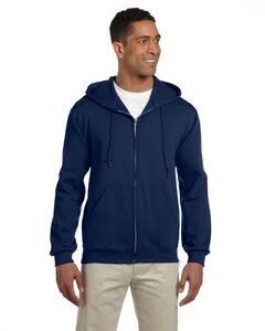 JERZEES 4999MR - NuBlend® SUPER SWEATS® Full-Zip Hooded Sweatshirt J. Navy