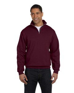 JERZEES 995MR - Nublend® Quarter-Zip Cadet Collar Sweatshirt Maroon