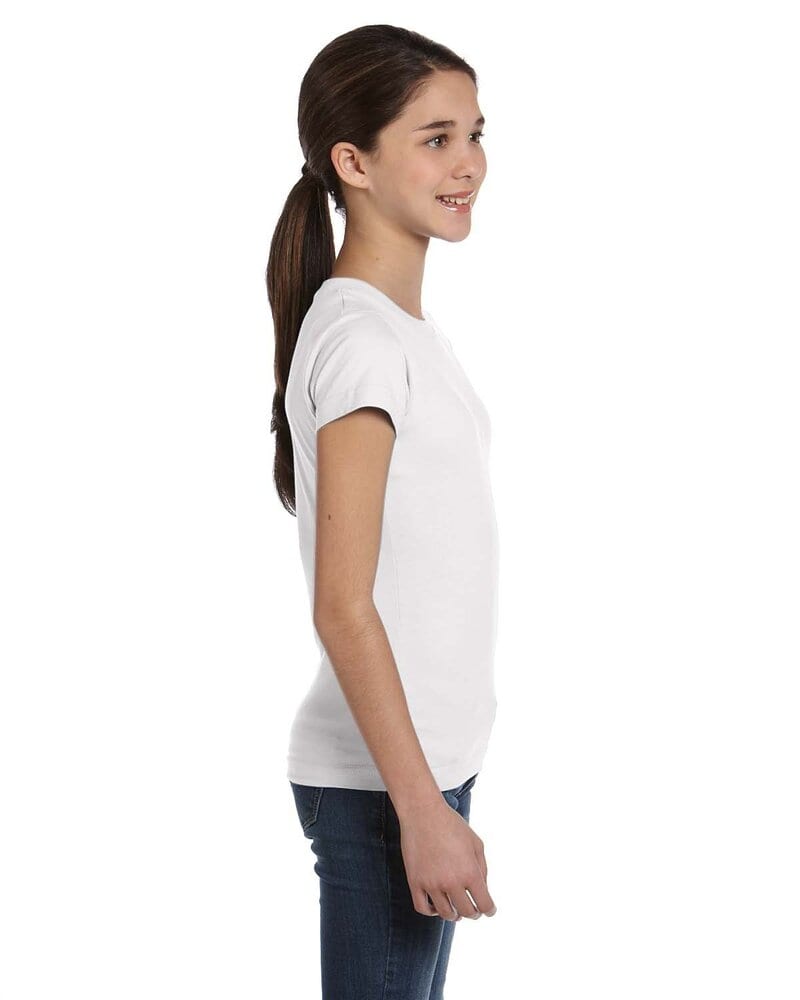 LAT 2616 - Girls' Fine Jersey Longer Length T-Shirt