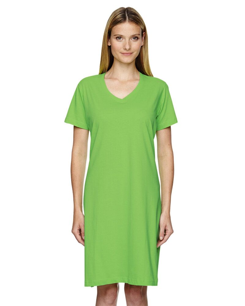 LAT 3522 - Ladies' Fine Jersey V-Neck Coverup