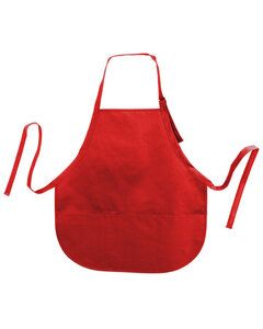 Liberty Bags 5507 - Adjustable Neck Strap Three Pocket Apron Red