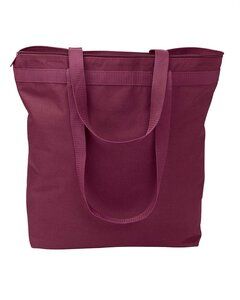 Liberty Bags 8802 - Recycled Zipper Tote Maroon