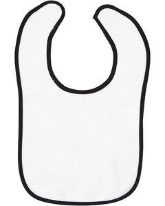 Rabbit Skins 1003 - Infant Terry Snap Bib w/ Contrast Color Binding