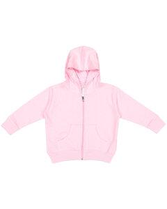 Rabbit Skins 3346 - Toddler Hooded Full-Zip Sweatshirt Pink