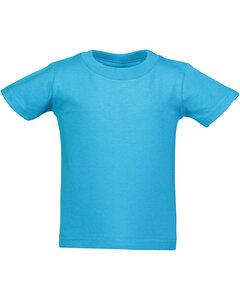 Rabbit Skins 3401 - Infant Short Sleeve T-Shirt Turquoise