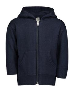 Rabbit Skins 3446 - Infant Hooded Full-Zip Sweatshirt Navy