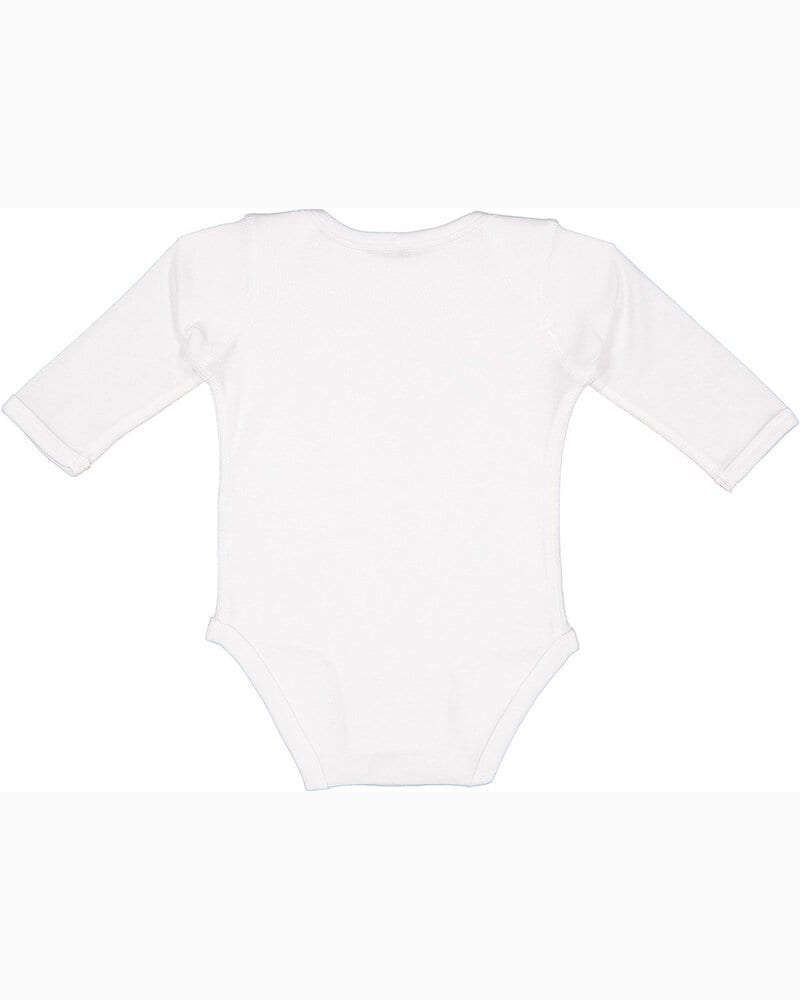 Rabbit Skins 4411 - Infant Long Sleeve Lap Shoulder Creeper