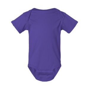 Rabbit Skins 4424 - Fine Jersey Infant Lap Shoulder Creeper  Purple