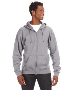 J. America 8821 - Premium Full-Zip Hooded Sweatshirt Oxford