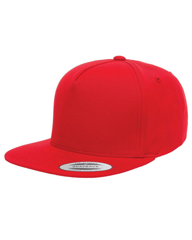 Yupoong 6007 - Five-Panel Flat Bill Cap