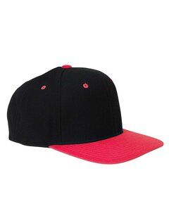 Yupoong 6089M - Wool Blend Flat Bill Snapback Cap