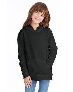 Hanes P473 - EcoSmart® Youth Hooded Sweatshirt Black