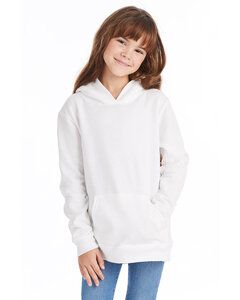 Hanes P473 - EcoSmart® Youth Hooded Sweatshirt White