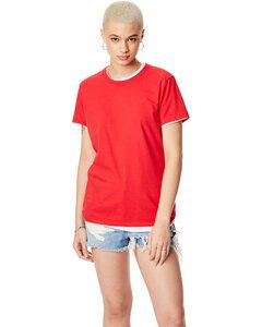 Hanes SL04 - Hanes® Ladies' Nano-T® Cotton T-Shirt Deep Red
