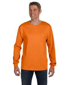 Hanes 5596 - Tagless® Long Sleeve T-Shirt with a Pocket