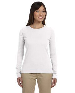 Econscious EC3500 - Ladies 7.3 oz., 100% Organic Cotton Classic Long-Sleeve T-Shirt White