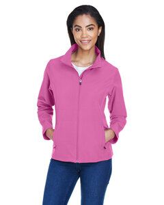 Team 365 TT80W - Ladies Leader Soft Shell Jacket Sport Chrty Pink