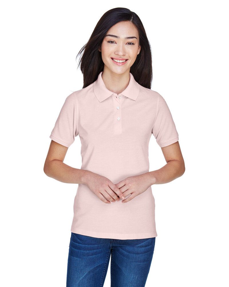 Harriton M265W - Ladies 5.6 oz. Easy Blend Polo