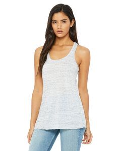 Bella+Canvas B8800 - Ladies Flowy Racerback Tank White Marble