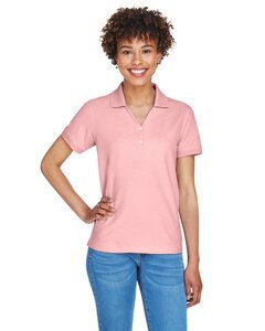 Devon & Jones D100W - Ladies Pima Piqué Short-Sleeve Y-Collar Polo