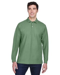 Devon & Jones D110 - Mens Pima Piqué Long-Sleeve Polo