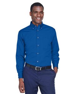 Harriton M500T - Mens Tall Easy Blend Long-Sleeve Twill