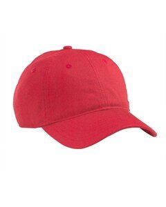 econscious EC7000 - Organic Cotton Twill Unstructured Baseball Hat Red