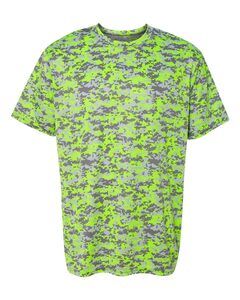 Augusta Sportswear 1798 - Digi Camo Wicking T Shirt Lime Digi