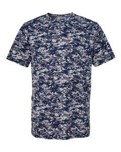 Augusta Sportswear 1798 - Digi Camo Wicking T Shirt Navy Digi