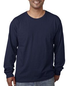Bayside 5060 - USA-Made 100% Cotton Long Sleeve T-Shirt Navy