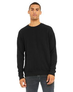 Bella+Canvas 3945 - Unisex Drop Shoulder Sweatshirt Black