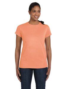 Hanes 5680 - Ladies' ComfortSoft® Heavyweight T-Shirt Candy Orange