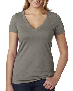 Next Level 6640 - CVC Deep V Warm Grey