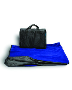 Alpine 8701 - FLEECE/NYLON PICNIC BLANKET Royal blue