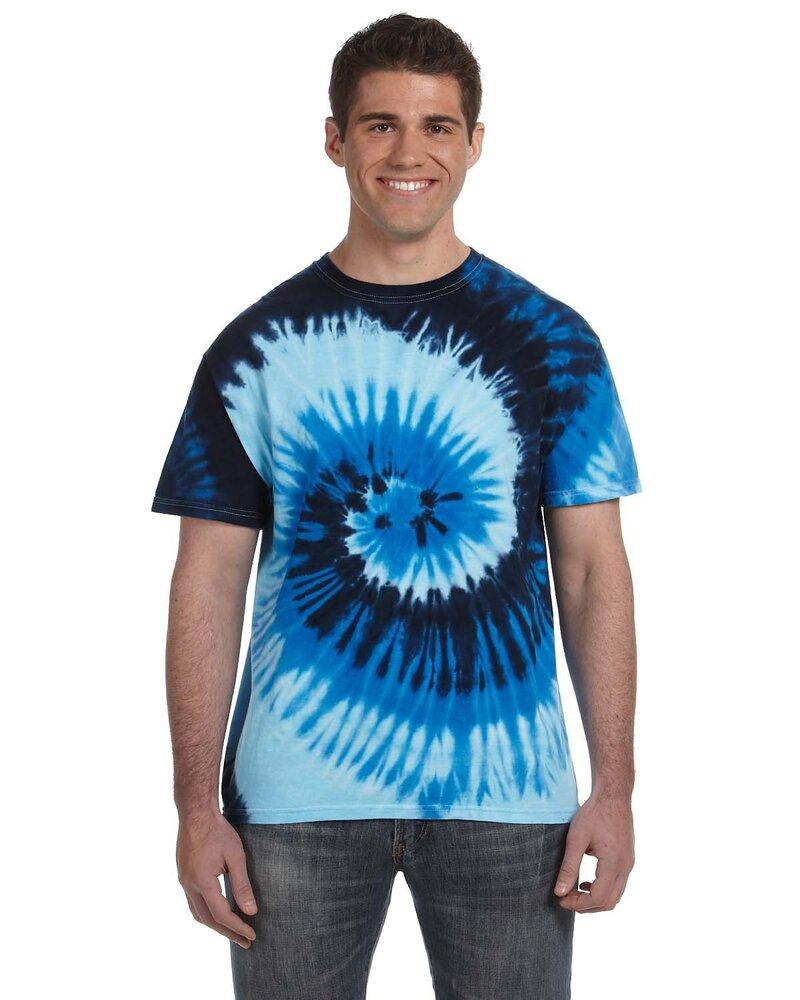 blue tie dye t shirt 