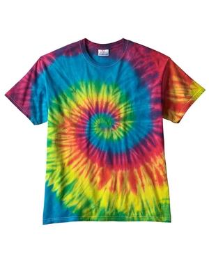 Colortone T1001Y - Multi Color Tie Dye Youth Tee