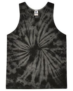 Colortone T3500 - Tie Dye Tank Top Spider Black