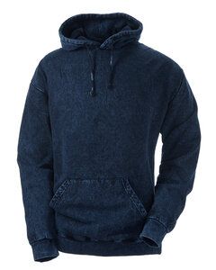 Colortone T8300 - MINERAL WASH PULLOVER HOOD Navy