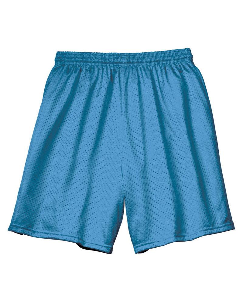 A4 N5293 - Adult 7" Inseam Lined Tricot Mesh Shorts