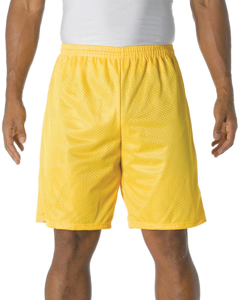 A4 N5296 - Lined 9" Inseam Tricot Mesh Shorts