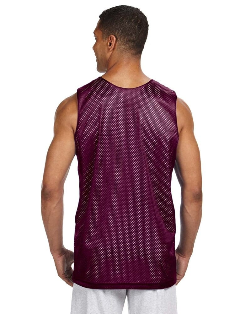 A4 NF1270 - Adult Reversible Mesh Tank Shirt