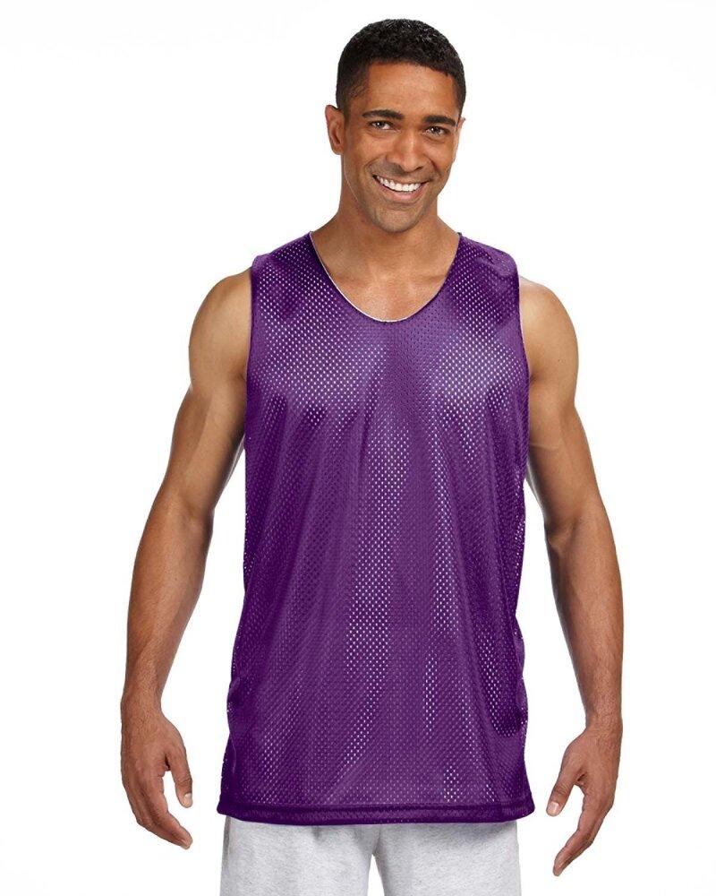 A4 NF1270 - Adult Reversible Mesh Tank Shirt