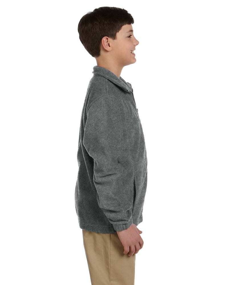 Harriton M990Y - Youth 8 oz. Full-Zip Fleece