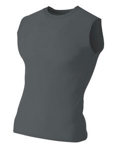 A4 N2306 - Men's Compression Muscle Shirt Graphite