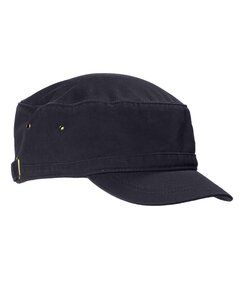 Big Accessories BA501 - Short Bill Cadet Cap Navy