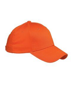 Big Accessories BX020 - 6-Panel Structured Twill Cap Orange